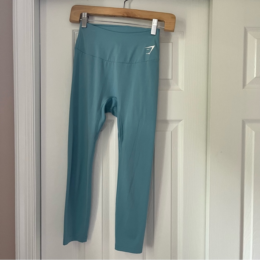 Gymshark 7/8 Training Leggings in Blue Small - Picture 3 of 6